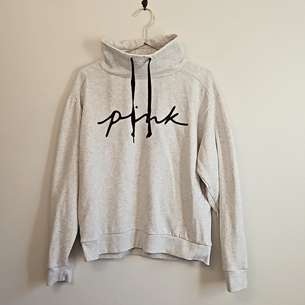 Victoria's Secret Pink sweatshirt, size small, Heather grey
